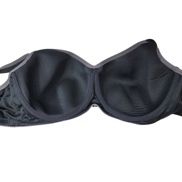 Torrid Active Underwire Sports Bra Gray Black 42C Full Coverage Adjustable Strap - Picture 6 of 9